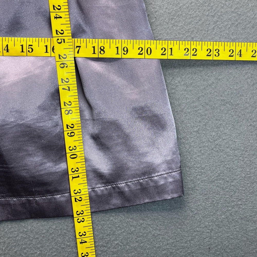 Victorias Secret Satin Robe Gray One Size Kimono Style‎ Belted - Picture 10 of 12